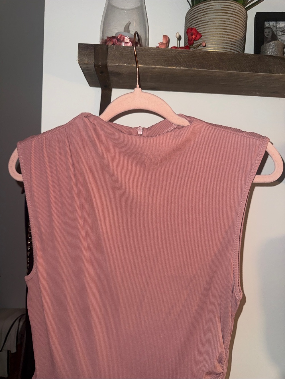 Sleeveless Maxi Dress in Dusty Rose - Picture 3 of 11
